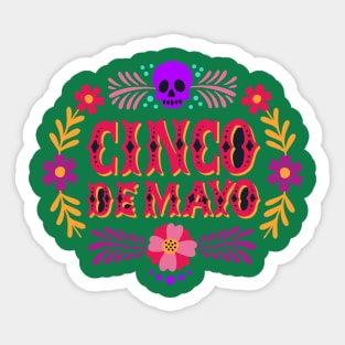 Cinqo de mayo festival Sticker